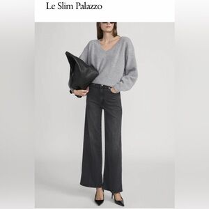 FRAME Le Slim Palazzo Jeans